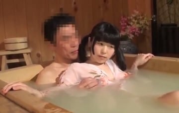 ふてぶてしいおっぱいが魅力のロリ巨乳っ娘と可愛い浴衣でセッ〇ス